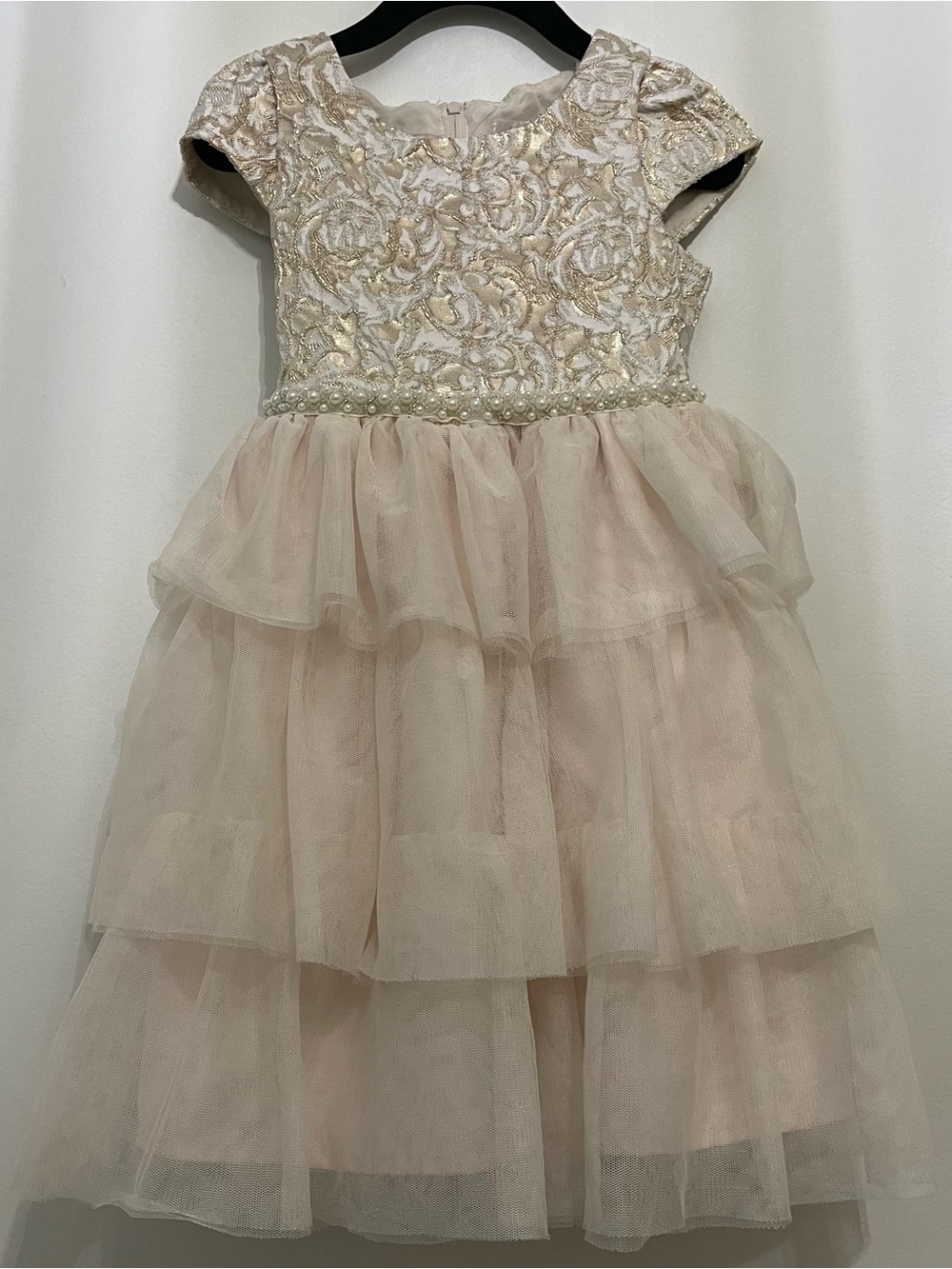 Blush Tulle Gown